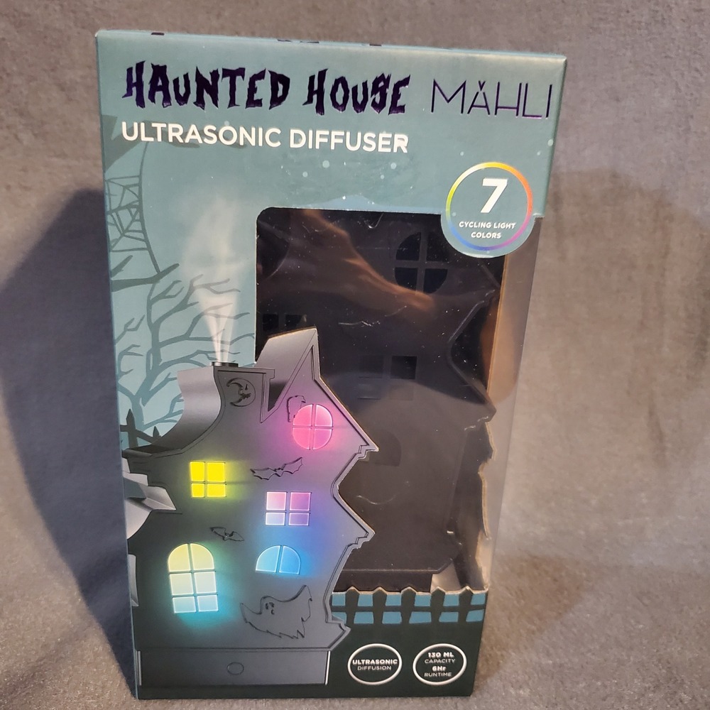 Haunted House Mahli Ultrasonic Diffuser 7 Cycling Light Colors